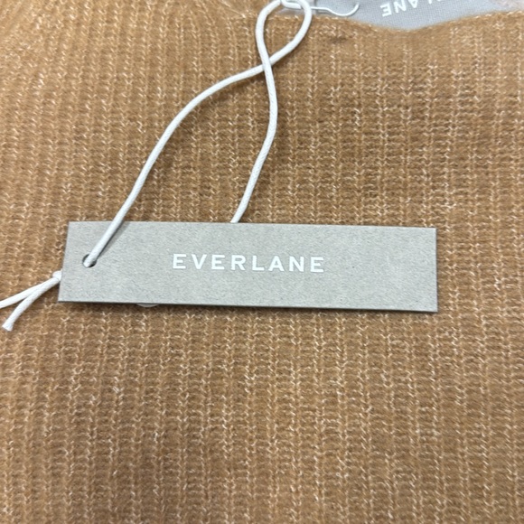 Everlane Tank Top Women XSmall Camel Cozy Stretch Cami Sweater Crop Wool Yak - Picture 3 of 6